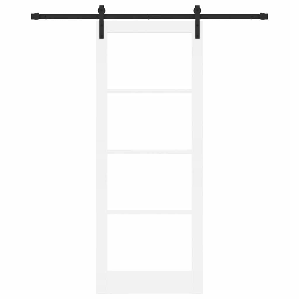 Skydedør ORKDAL Hvid og sort 83 x 211 cm