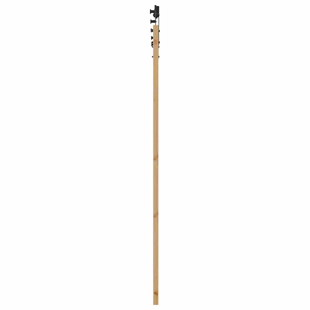 Skydedør ORKDAL Naturlig og sort 93 x 202 cm