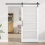 Skydedør ORKDAL Hvid og sort 93 x 202 cm