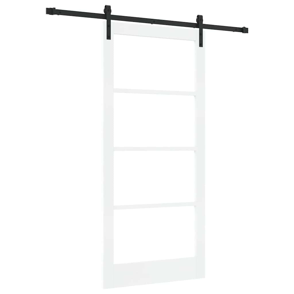 Skydedør ORKDAL Hvid og sort 93 x 202 cm