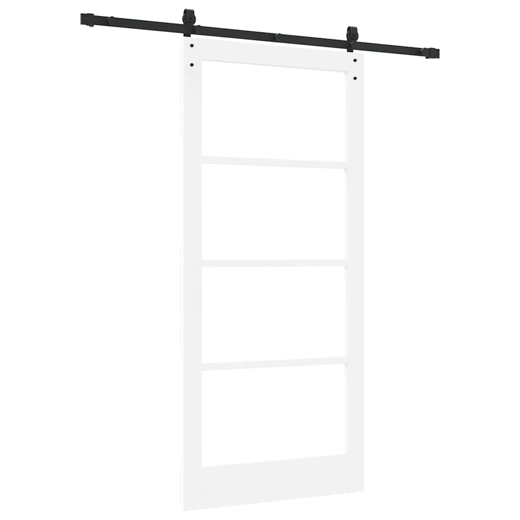 Skydedør ORKDAL Hvid og sort 93 x 202 cm