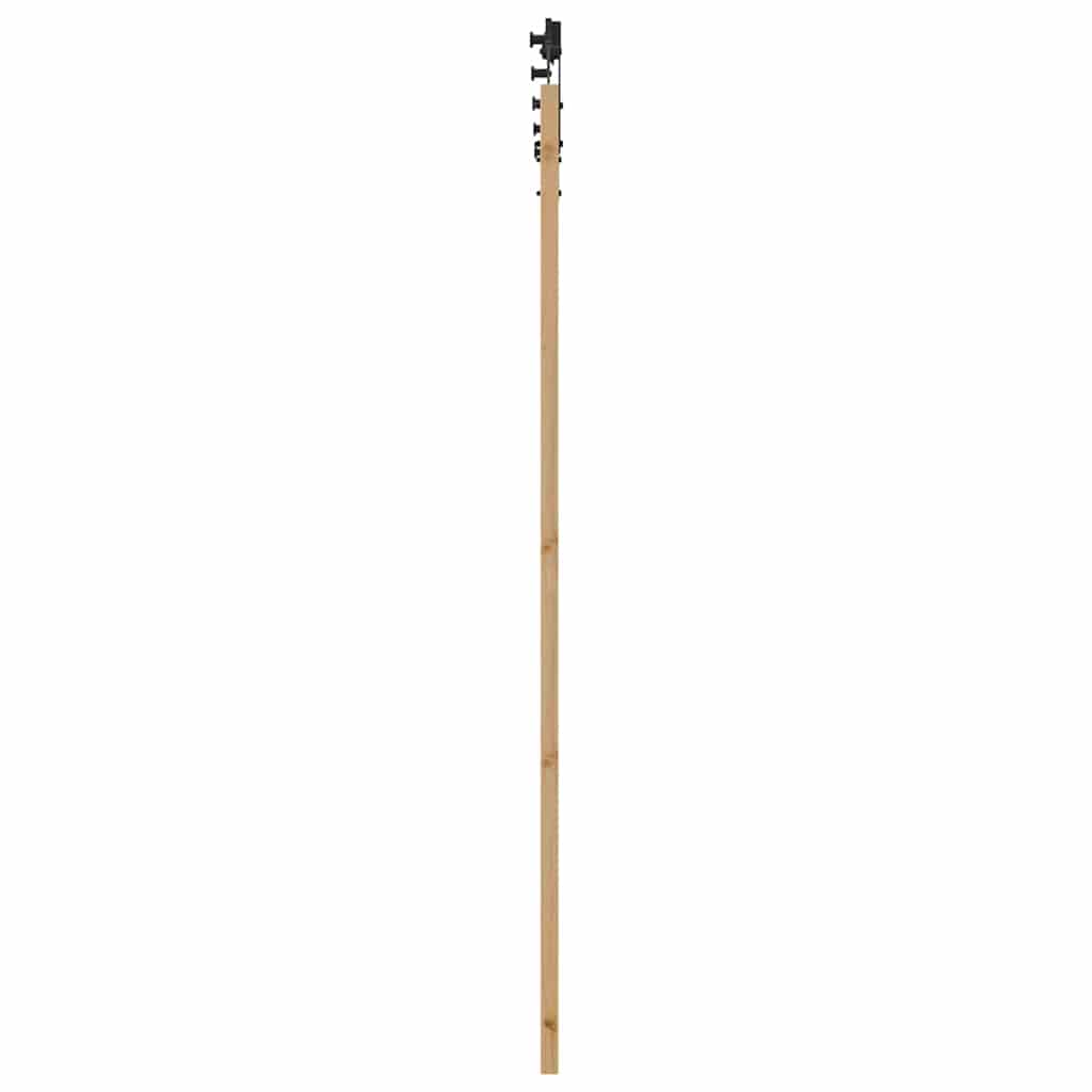 Skydedør ORKDAL Naturlig og sort 93 x 211 cm