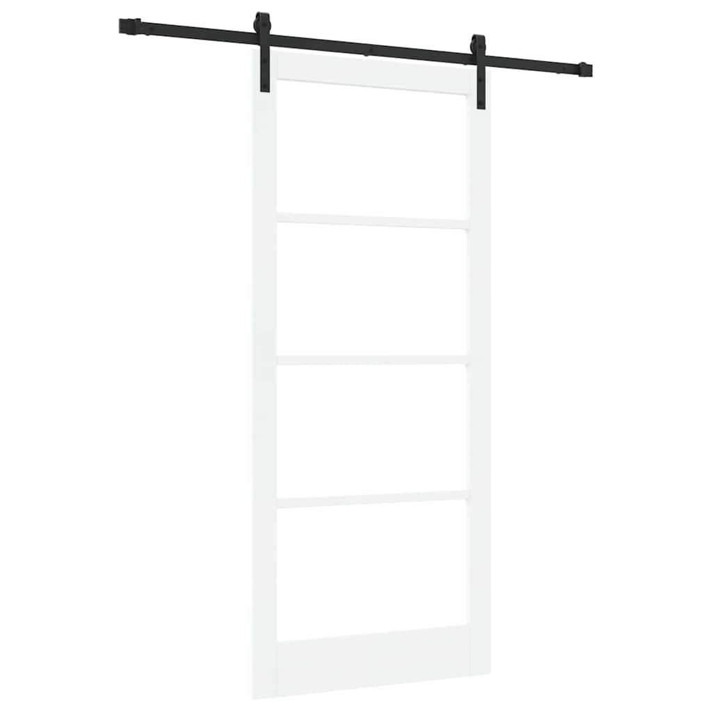 Skydedør ORKDAL Hvid og sort 93 x 211 cm
