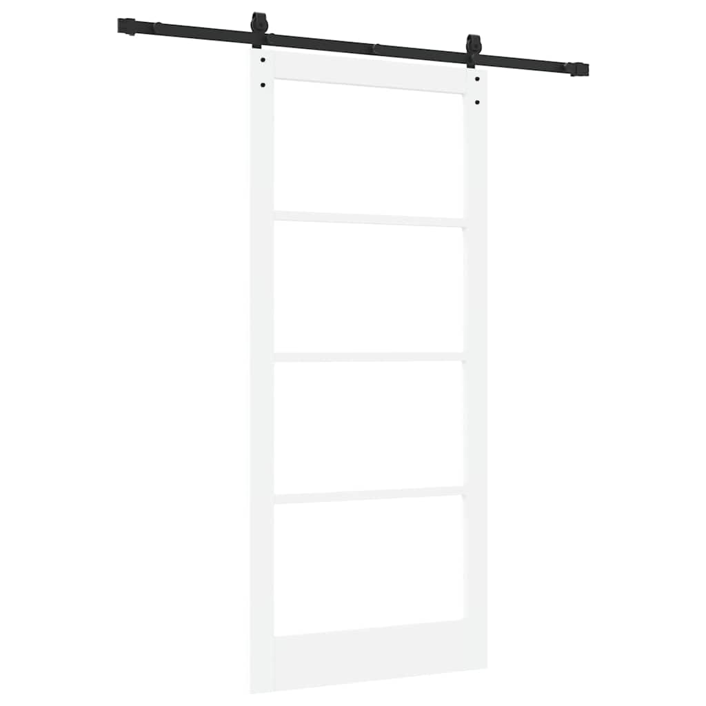 Skydedør ORKDAL Hvid og sort 93 x 211 cm