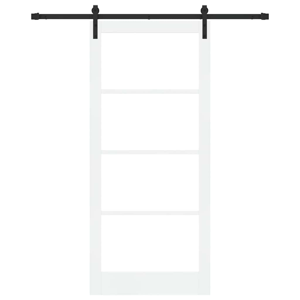 Skydedør ORKDAL Hvid og sort 93 x 211 cm