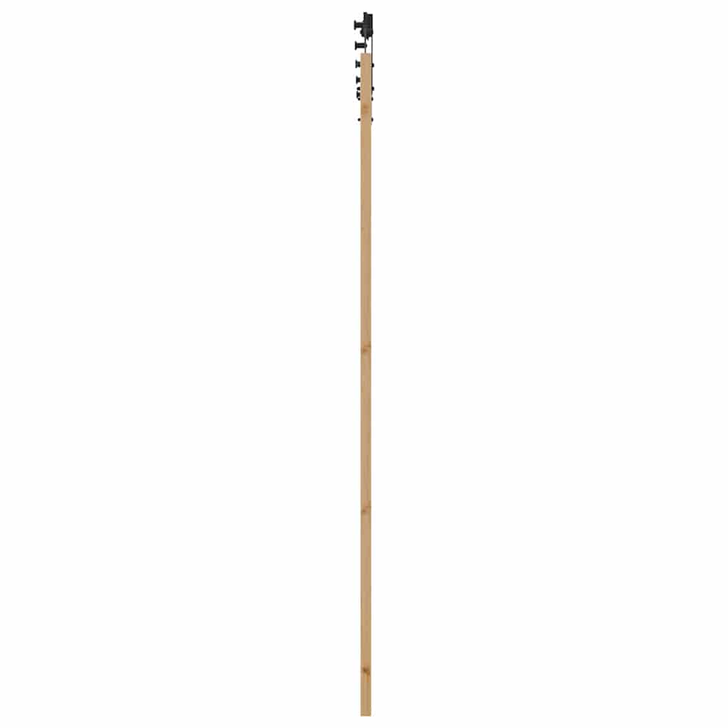 Skydedør ORKDAL Naturlig og sort 93 x 232 cm