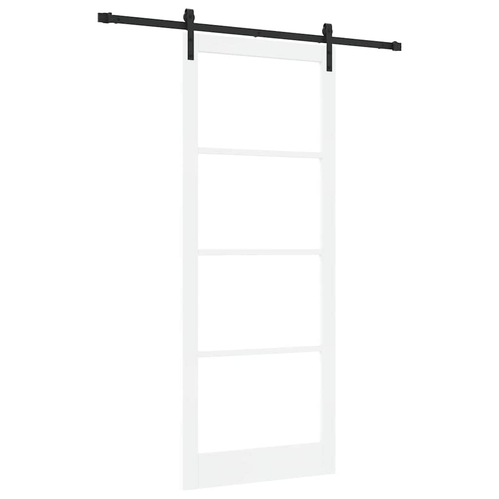 Skydedør ORKDAL Hvid og sort 93 x 232 cm