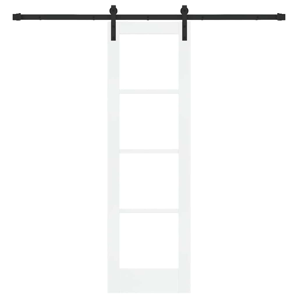 Skydedør ORKDAL Hvid og sort 61 x 198,5 cm