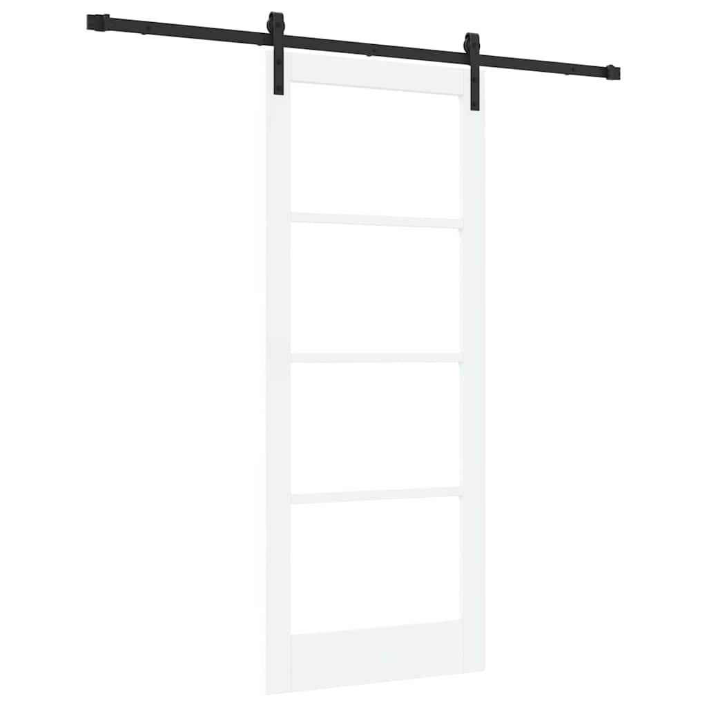Skydedør ORKDAL Hvid og sort 83 x 202 cm