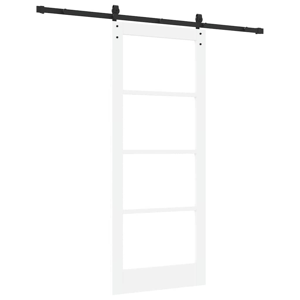 Skydedør ORKDAL Hvid og sort 83 x 202 cm