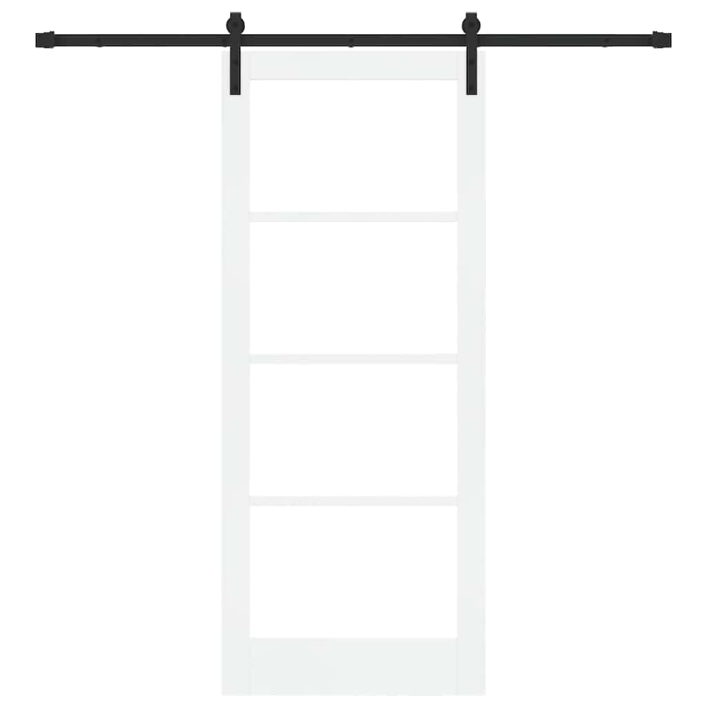 Skydedør ORKDAL Hvid og sort 83 x 202 cm