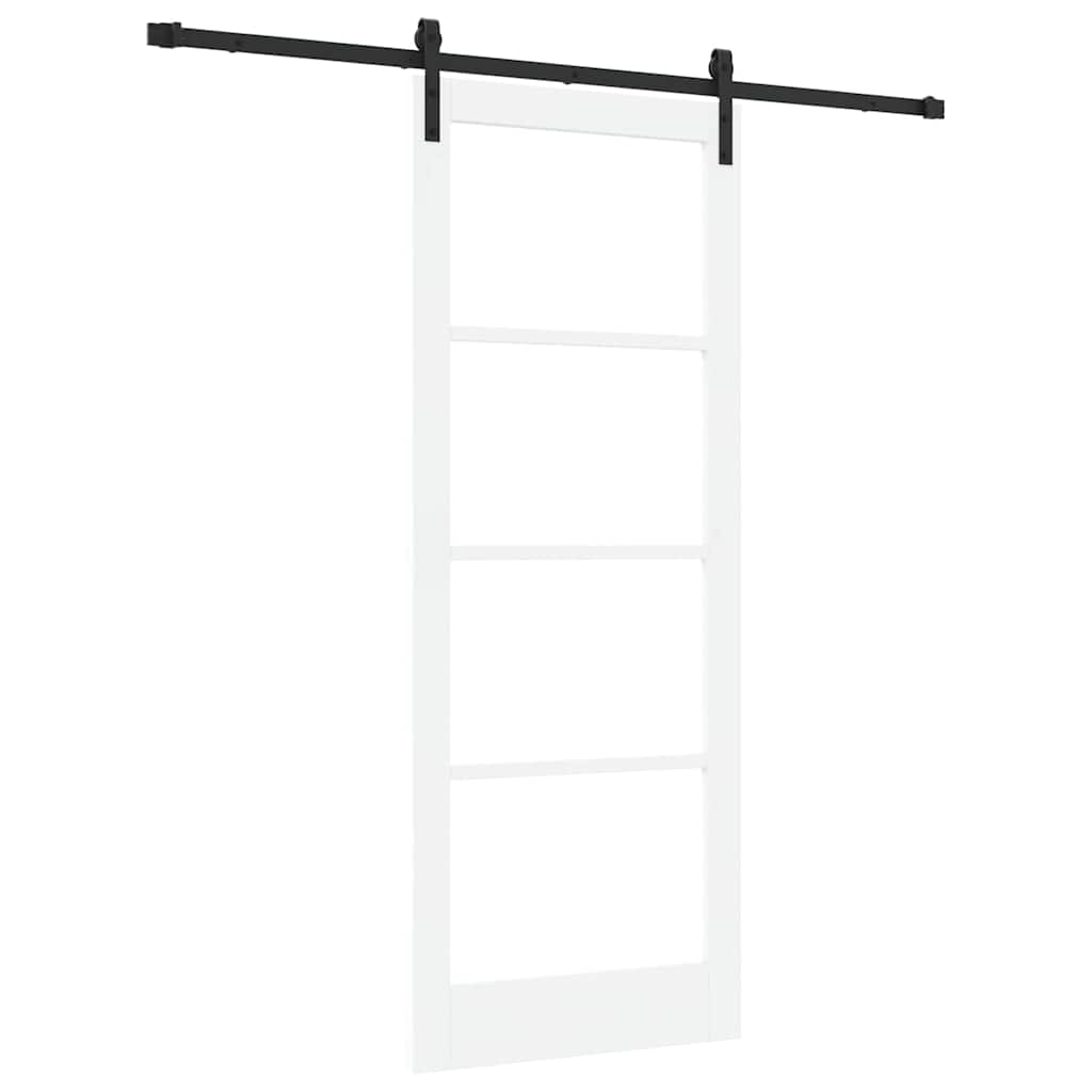 Skydedør ORKDAL Hvid og sort 83 x 211 cm