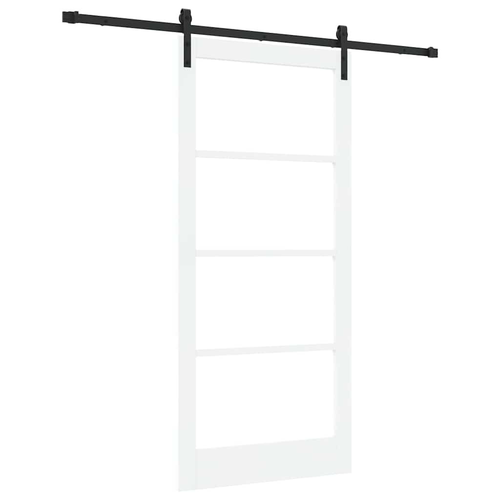 Skydedør ORKDAL Hvid og sort 93 x 202 cm