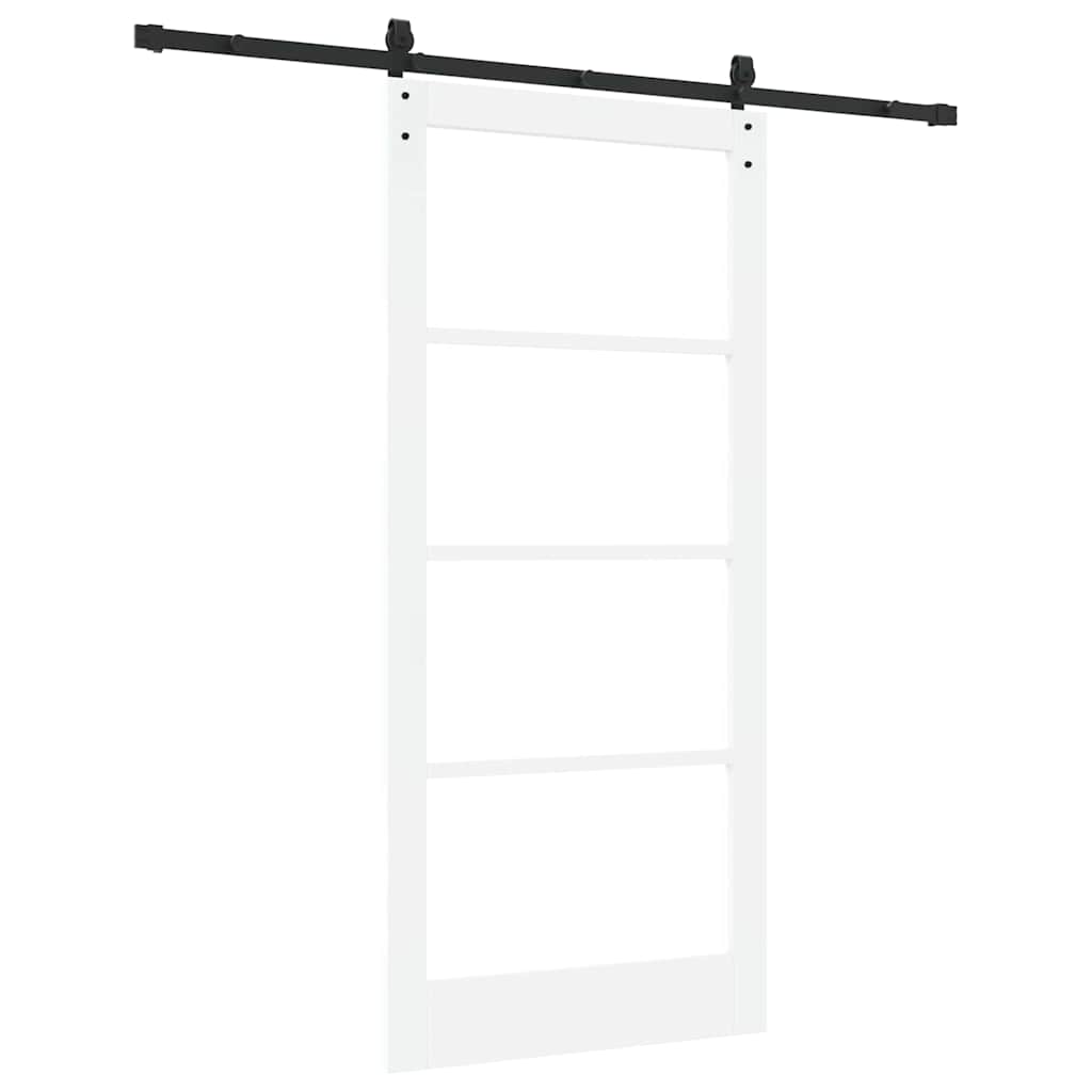 Skydedør ORKDAL Hvid og sort 93 x 202 cm