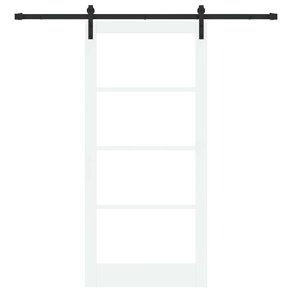 Skydedør ORKDAL Hvid og sort 93 x 202 cm