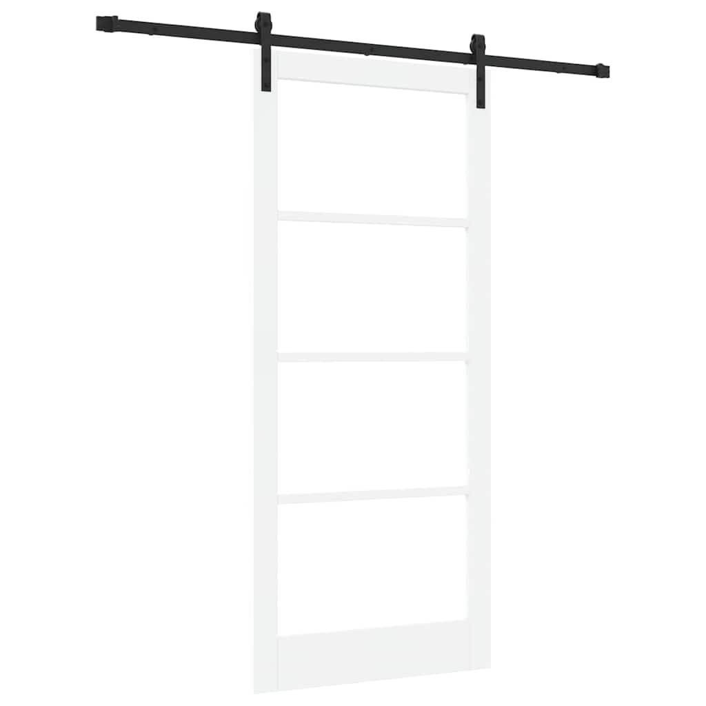 Skydedør ORKDAL Hvid og sort 93 x 211 cm