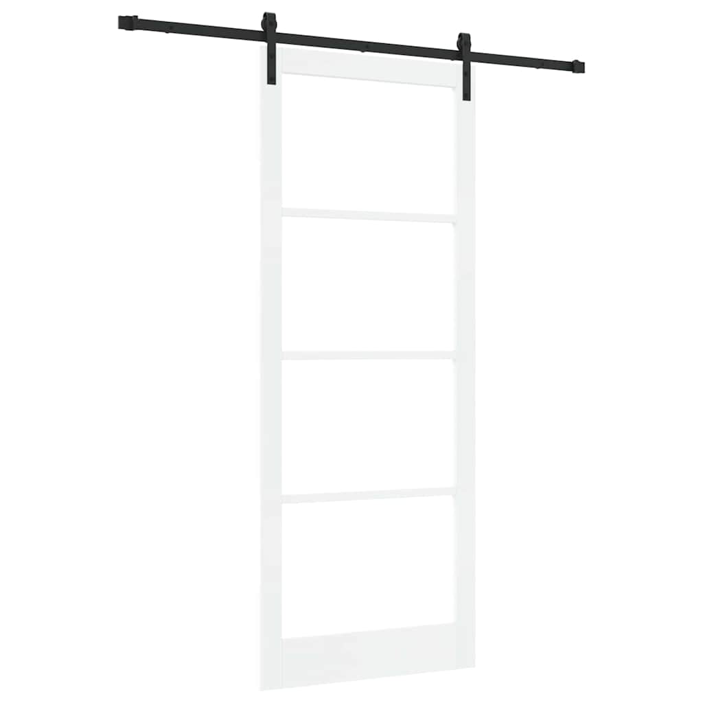 Skydedør ORKDAL Hvid og sort 93 x 232 cm
