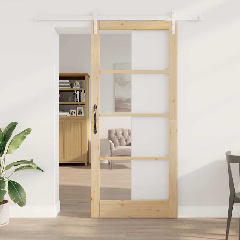 Skydedør ORKDAL Naturfarvet 93 x 211 cm