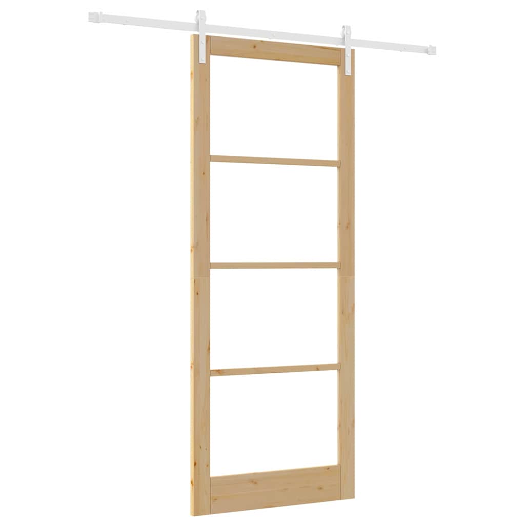 Skydedør ORKDAL Naturfarvet 93 x 232 cm