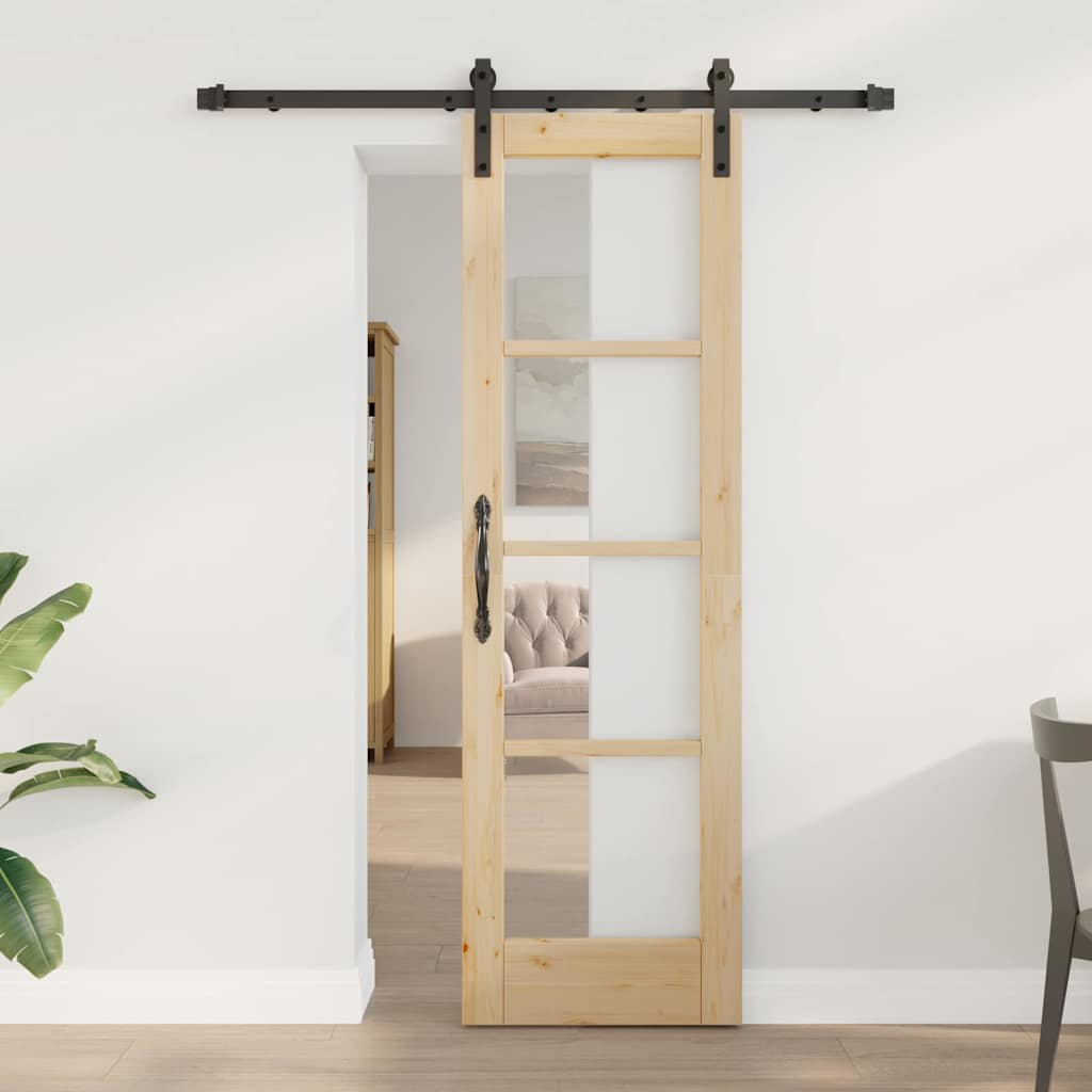 Skydedør ORKDAL Naturfarvet 61 x 198,5 cm