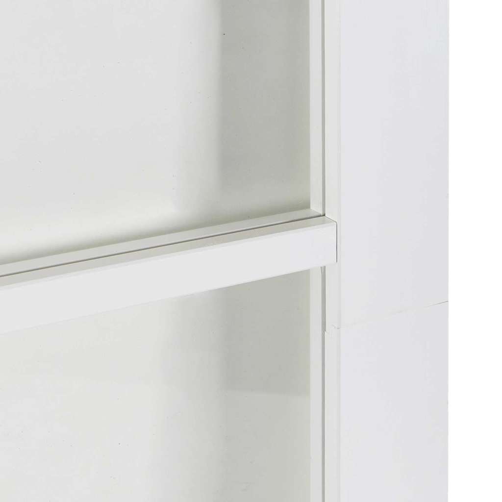 Skydedør ORKDAL Hvid 83 x 202 cm Massivt fyrretræ og glas