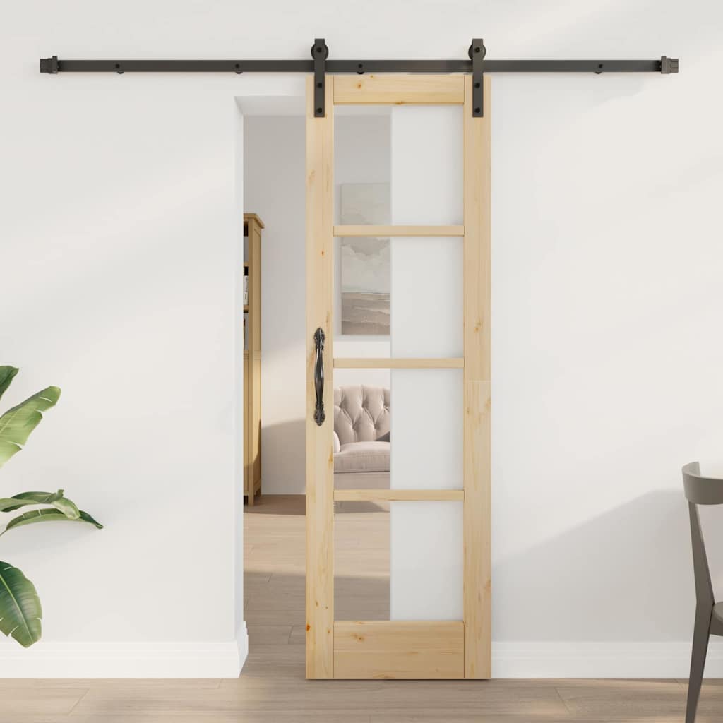 Skydedør ORKDAL Naturfarvet 61 x 198,5 cm