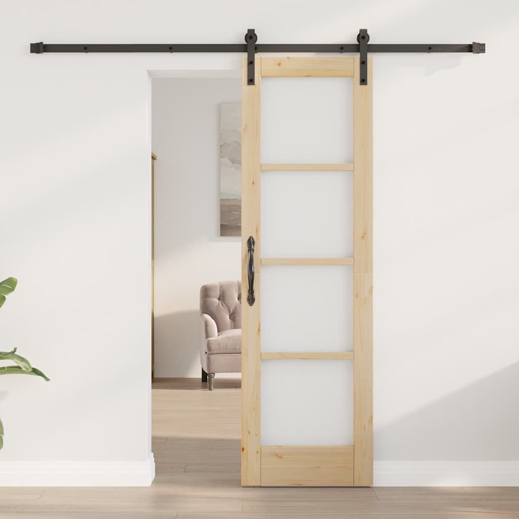 Skydedør ORKDAL Naturfarvet 61 x 198,5 cm