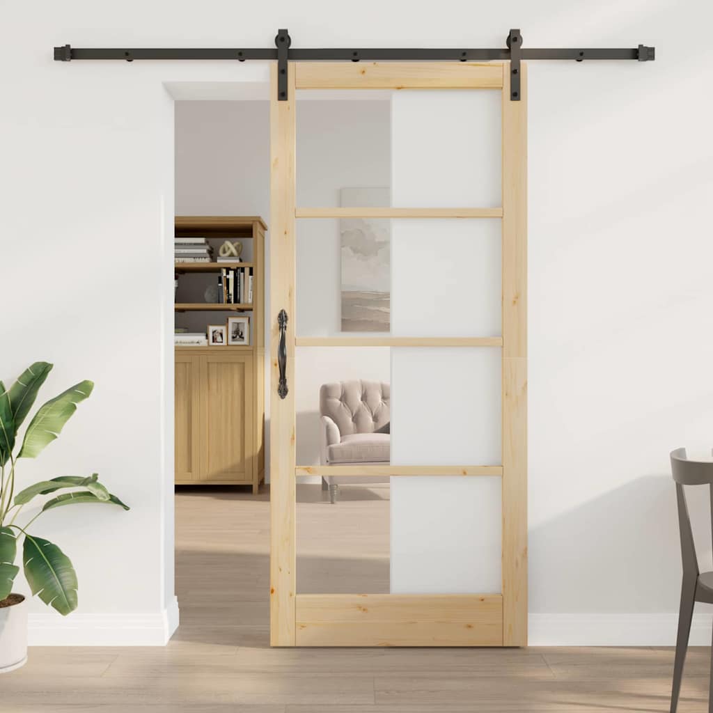 Skydedør ORKDAL Naturfarvet 93 x 211 cm