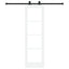 Skydedør ORKDAL 61 x 198,5 cm Massivt fyrretræ og glas