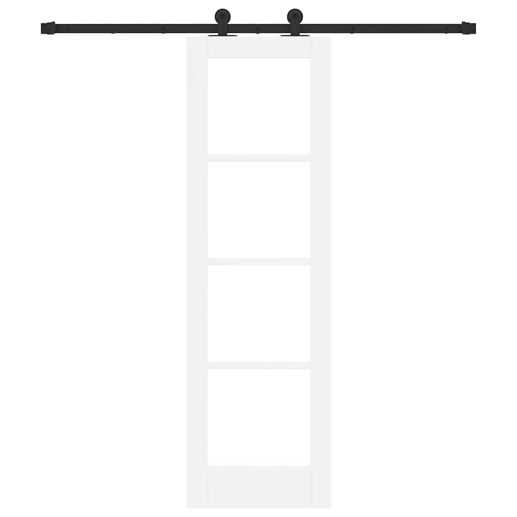 Skydedør ORKDAL 61 x 198,5 cm Massivt fyrretræ og glas