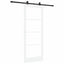 Skydedør ORKDAL 83 x 211 cm Massivt fyrretræ og glas