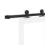 Skydedør ORKDAL 93 x 232 cm Massivt fyrretræ og glas