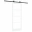 Skydedør ORKDAL 83 x 211 cm Massivt fyrretræ og glas