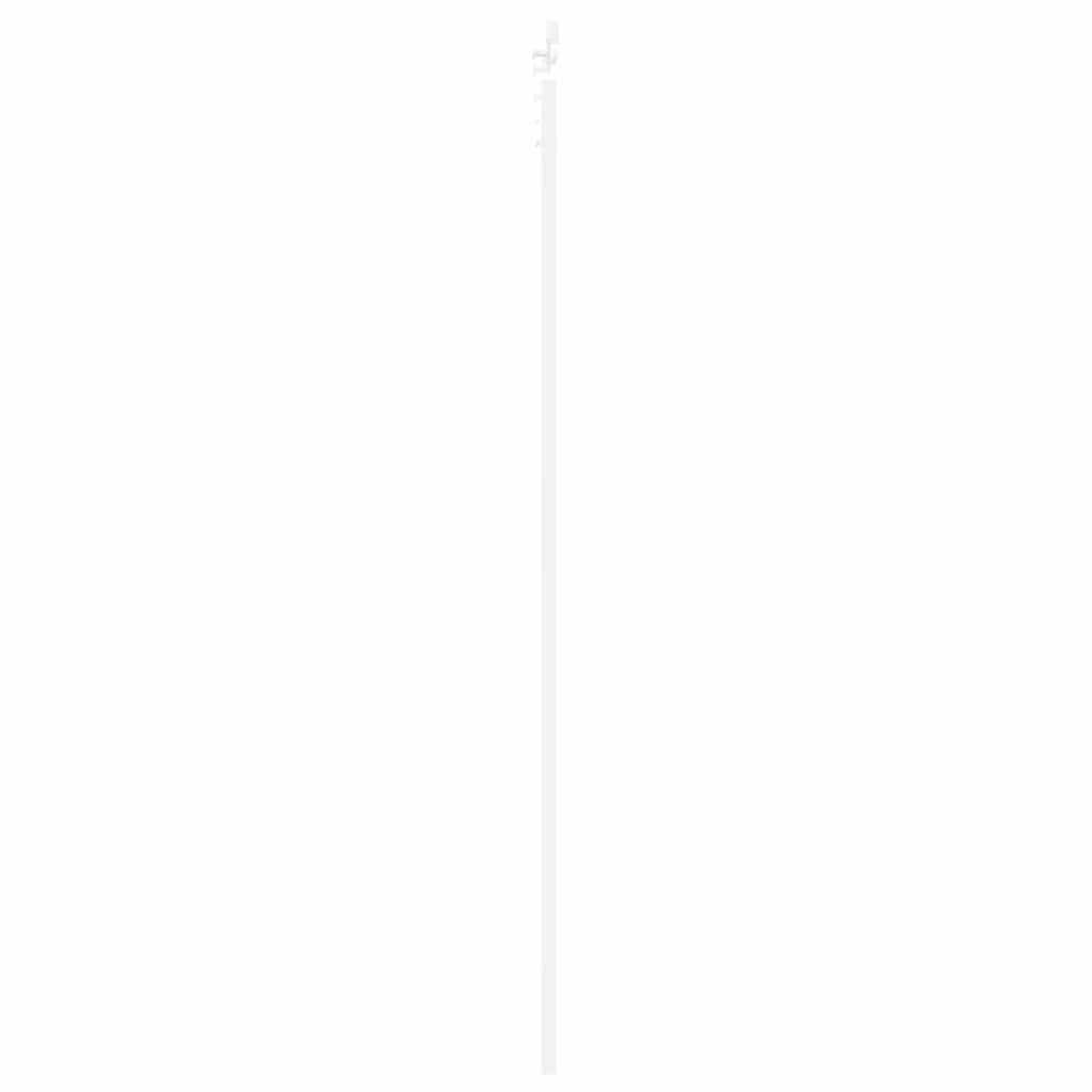 Skydedør ORKDAL 93 x 232 cm Massivt fyrretræ og glas Hvid