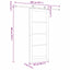 Skydedør ORKDAL 83 x 202 cm Massivt fyrretræ og glas Hvid