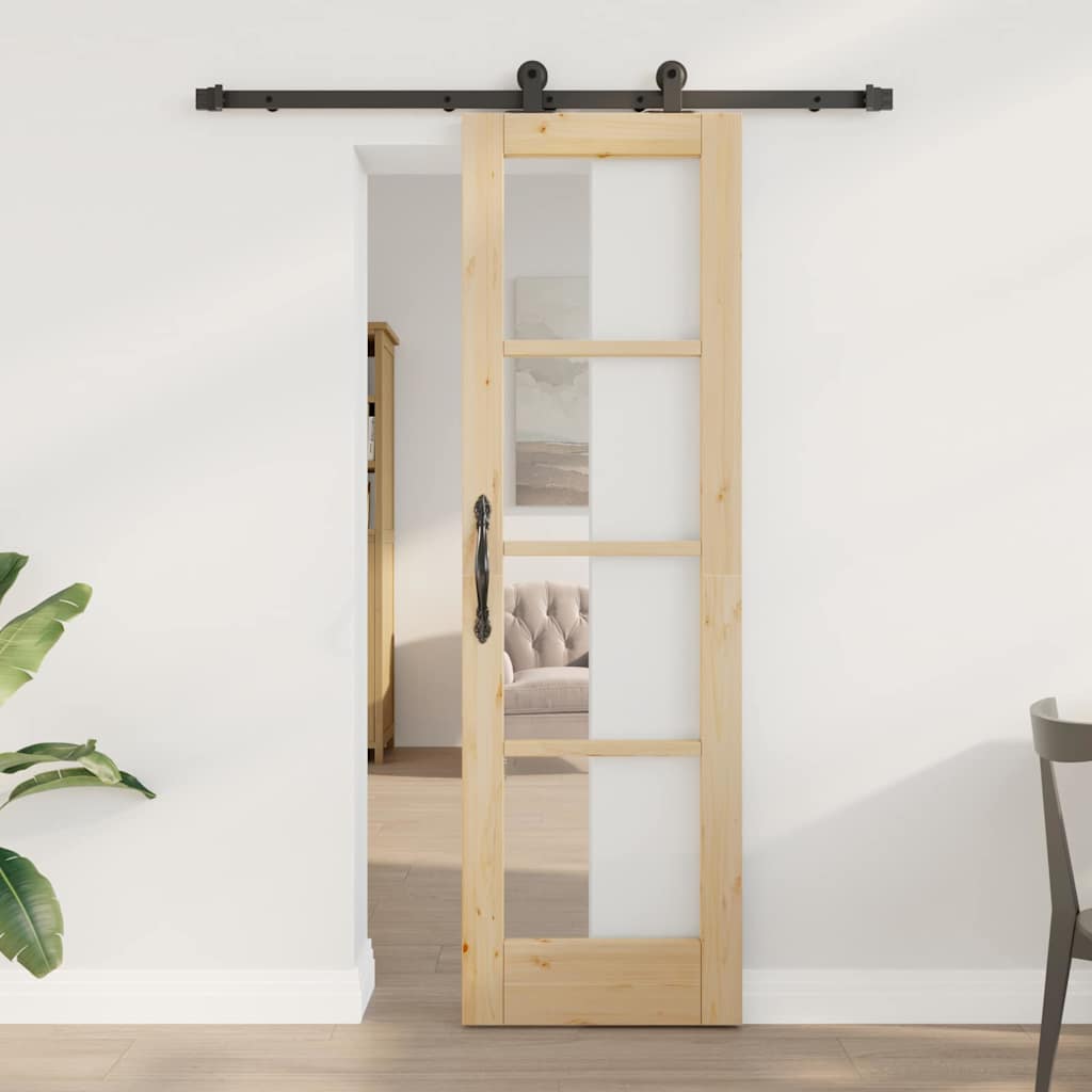 Skydedør ORKDAL Naturfarvet 61 x 198,5 cm