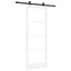 Skydedør ORKDAL Hvid 83 x 211 cm Massivt fyrretræ og glas