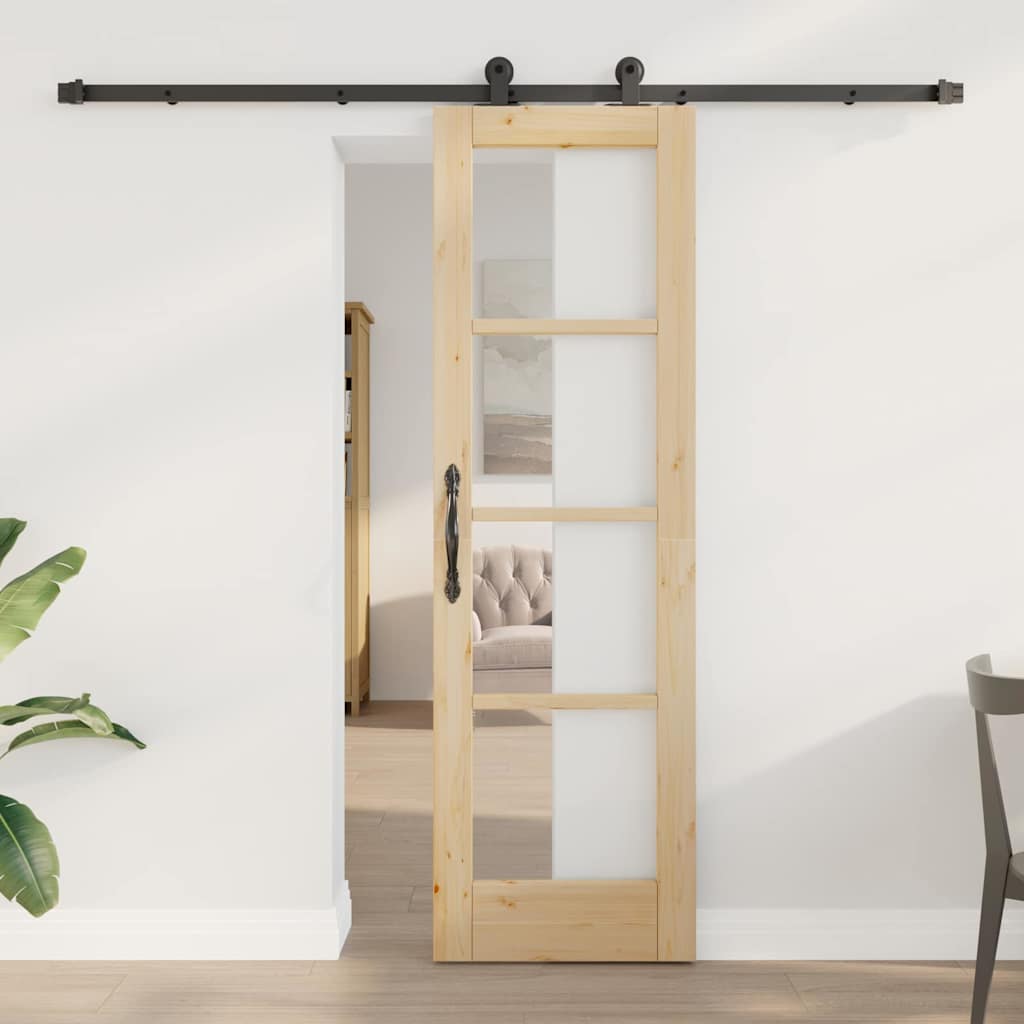 Skydedør ORKDAL Naturfarvet 61 x 198,5 cm