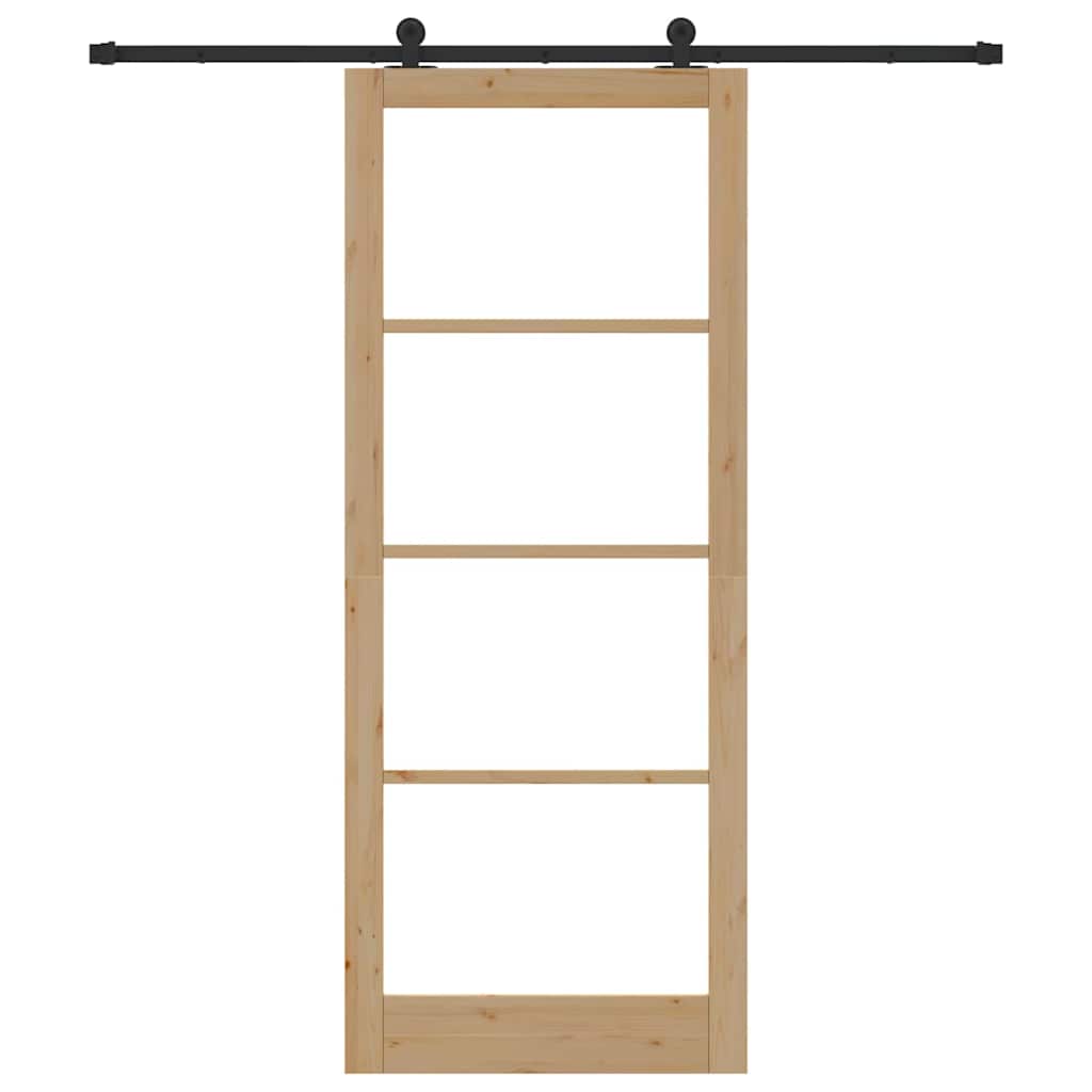 Skydedør ORKDAL Naturfarvet 93 x 232 cm