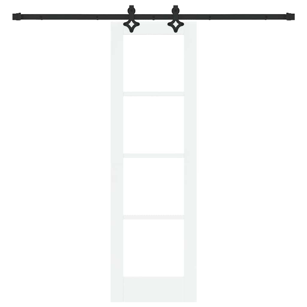 Skydedør ORKDAL 61 x 198,5 cm Massivt fyrretræ og glas
