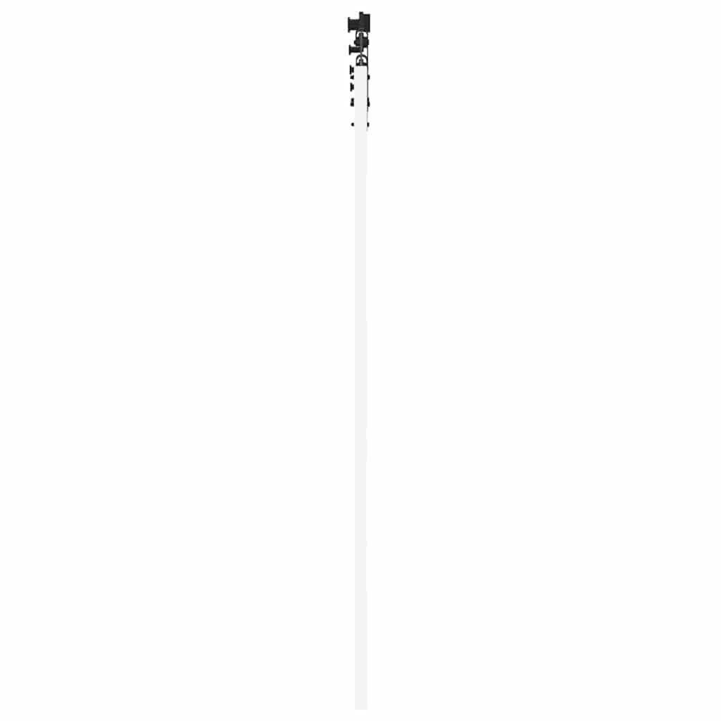 Skydedør 61 x 198,5 cm Massivt fyrretræ og glas Hvid