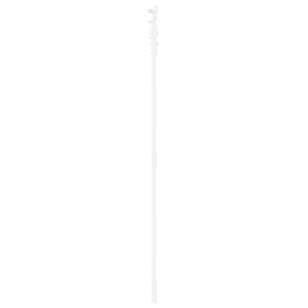 Skydedør 61 x 198,5 cm Massivt fyrretræ og glas Hvid