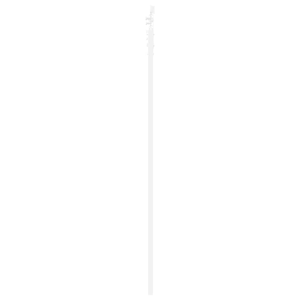 Skydedør 61 x 198,5 cm Massivt fyrretræ og glas Hvid