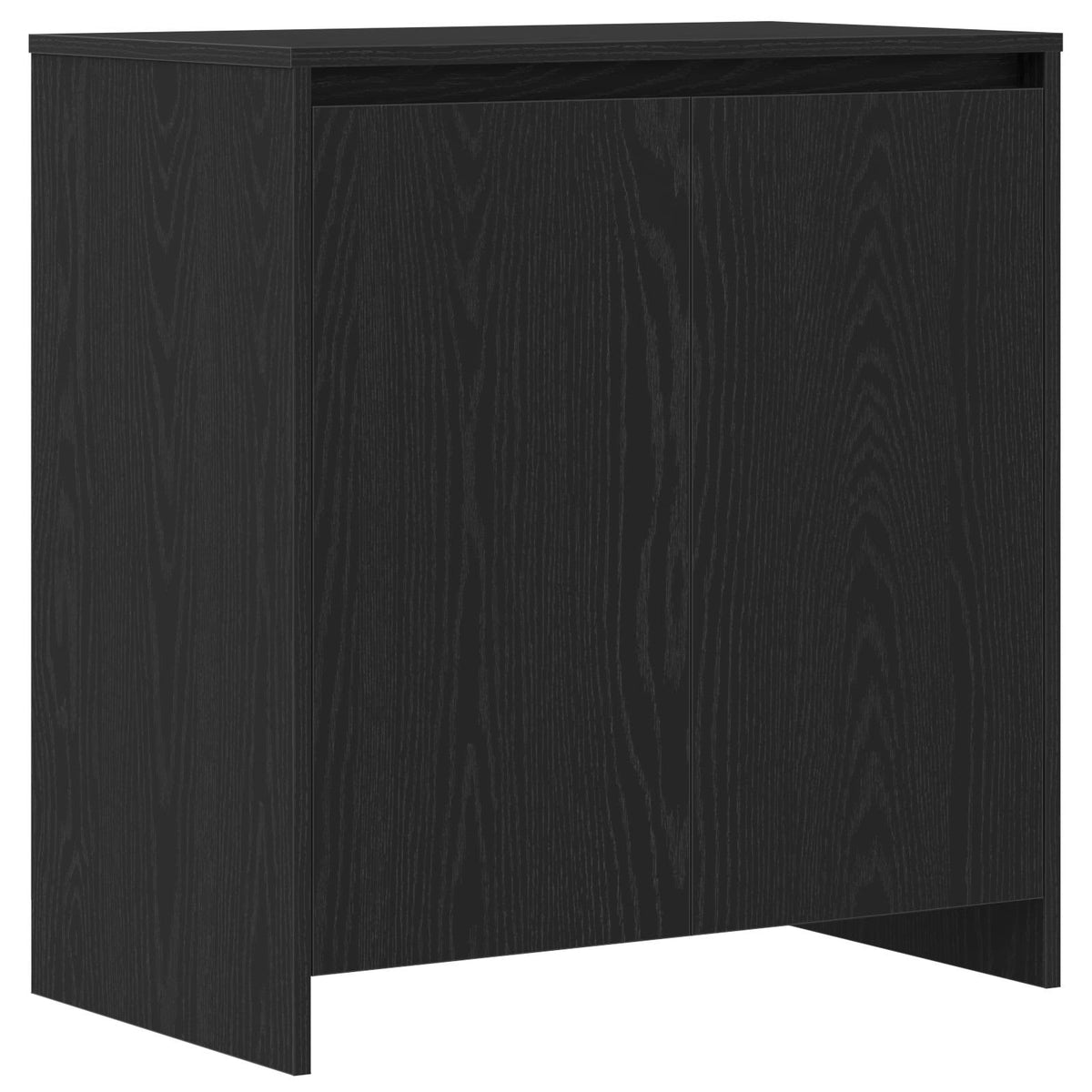 Sideboard 3 stk. Sort 70 x 41 x 75 cm Konstrueret træ
