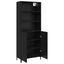 Highboard Sort eg 69,5 x 32,5 x 180 cm Konstrueret træ