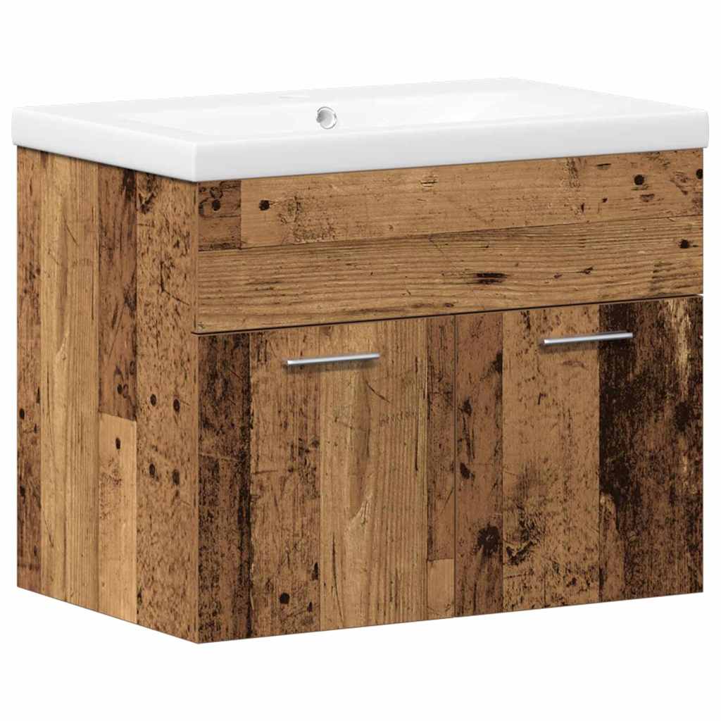 Badeværelsesskab Gammelt træ 60 x 38,5 x 46 cm Konstrueret træ