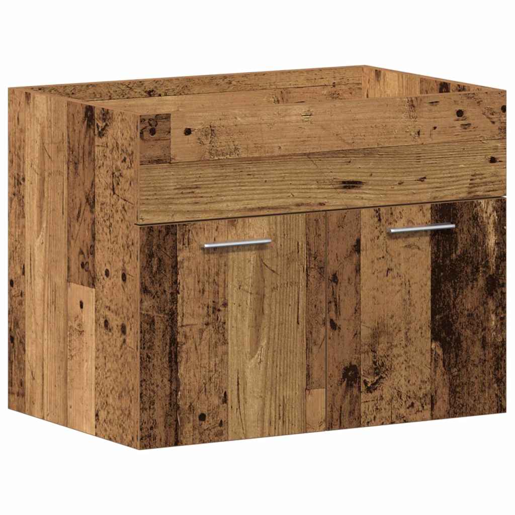 Badeværelsesskab Gammelt træ 60 x 38,5 x 46 cm Konstrueret træ
