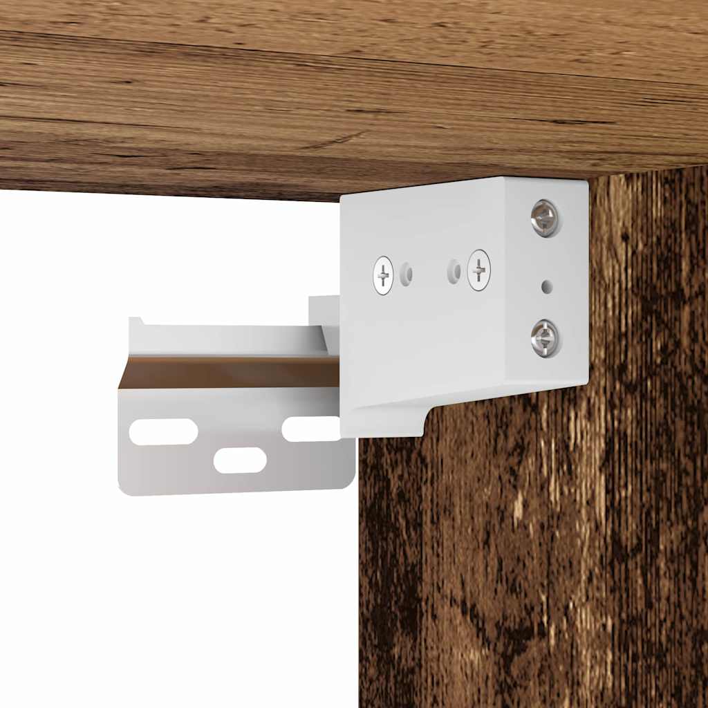 Badeværelsesmøbel sæt 3 stk. Brun Konstrueret træ