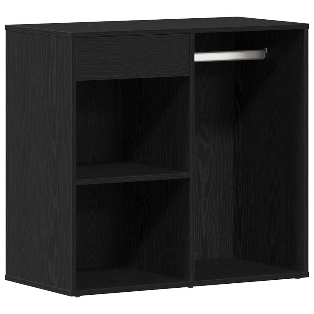 LED Smykkebord Set Sort eg 140 x 40 x 140 cm Konstrueret træ