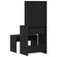 LED Smykkebord Set 2 stk. Sort eg 60 x 40 x 140 cm